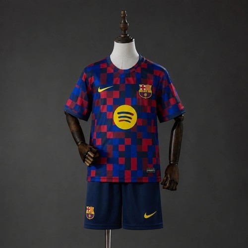 Kids Barcelona 26/27 Pre-Match Jersey and Short Kit