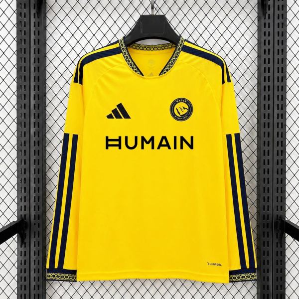 Thai Version Al-Nassr FC 26/27 Home Long Sleeve Jersey