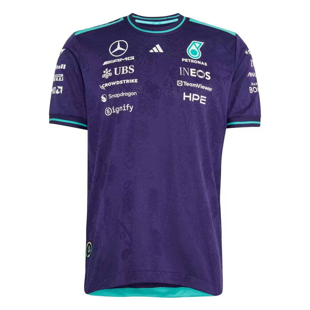 Mercedes AMG Petronas F1 2026 Singapore GP Authentic Team T-Shirt