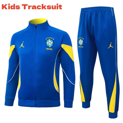 Kids Brazil 26/27 Training Jacket and Pants Set E26128