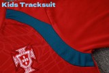 Kids Portugal 26/27 Half-Zip Training Sweatshirt and Pants Set E26155