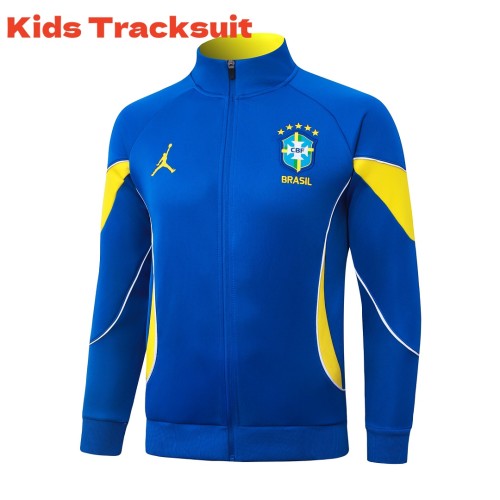 Kids Brazil 26/27 Training Jacket and Pants Set E26128