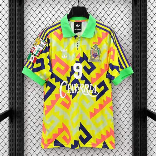 Thai Version Mexico 2026 Goalkeeper Retro Jersey