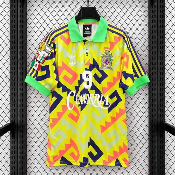 Thai Version Mexico 2026 Goalkeeper Retro Jersey