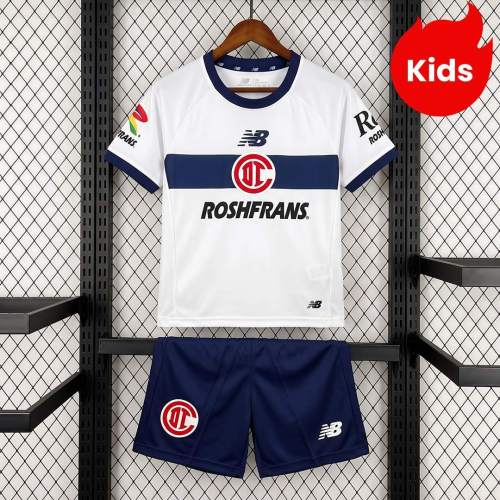 Kids Deportivo Toluca 26/27 Away Jersey and Short Kit