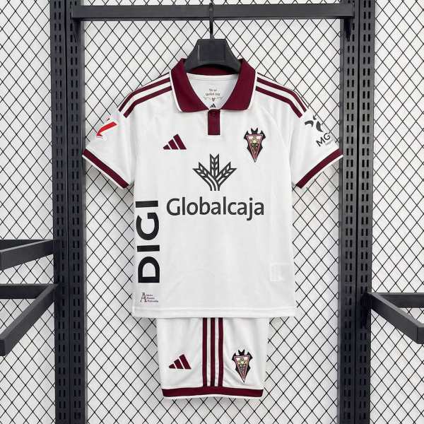 Kids Albacete Balompié 26/27 Home Jersey and Short Kit