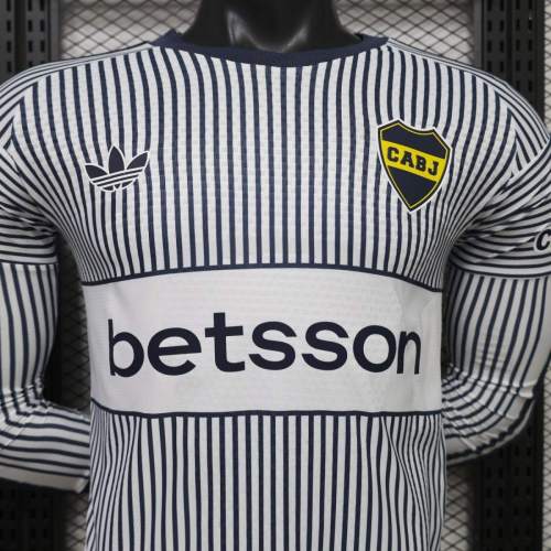 Player Version Boca Juniors 26/27 Away Long Sleeve Authentic Jersey