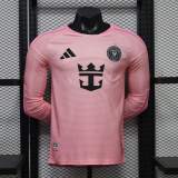 Player Version Inter Miami CF 2026 Home Long Sleeve Authentic Jersey