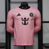 Player Version Inter Miami CF 2026 Home Long Sleeve Authentic Jersey