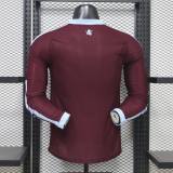Player Version Aston Villa 26/27 Home Long Sleeve Authentic Jersey