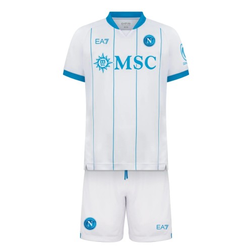 Kids SSC Napoli 26/27 Away Jersey and Short Kit
