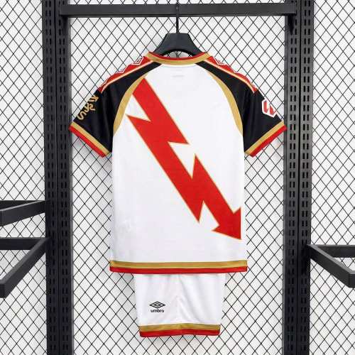 Kids Rayo Vallecano 26/27 Home Jersey and Short Kit