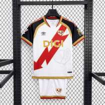 Kids Rayo Vallecano 26/27 Home Jersey and Short Kit