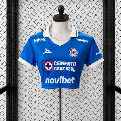 Women's Cruz Azul 26/27 Home Cropped Jersey