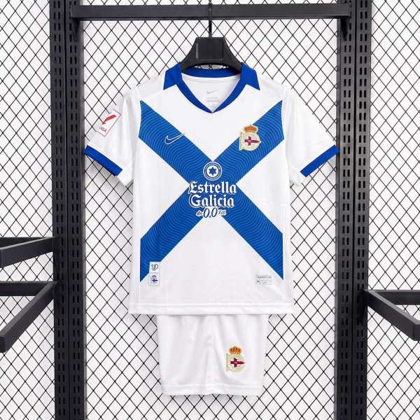 Kids Deportivo de La Coruña 26/27 Third Jersey and Short Kit