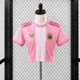 Women's Argentina Messi 2026 Special Cropped Jersey