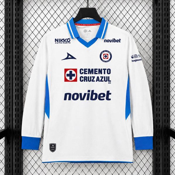 Thai Version Cruz Azul 26/27 Away Long Sleeve Jersey