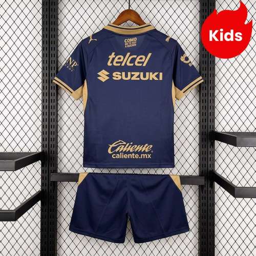 Kids Pumas UNAM 26/27 Home Jersey and Short Kit