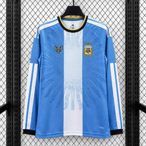 Thai Version Messi Argentina 2026 Special Long Sleeve Jersey