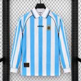 Argentina 1996/1998 Home Long Sleeve Retro Jersey