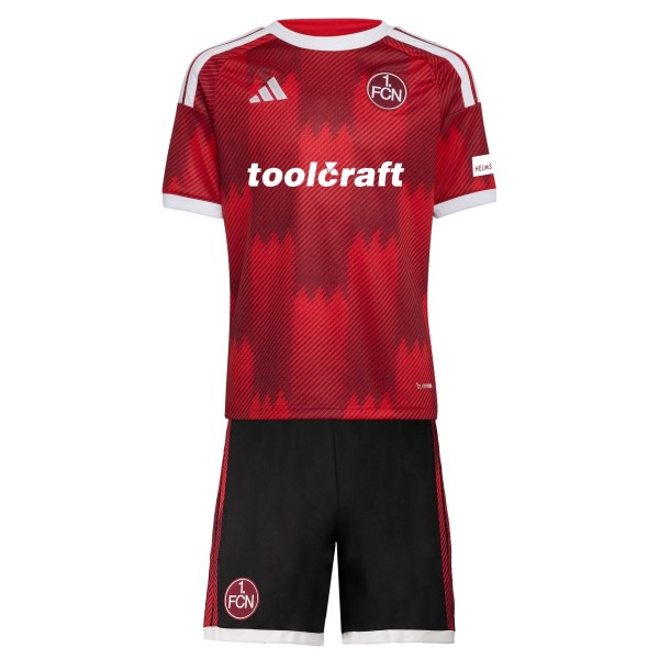 Kids 1. FC Nürnberg 26/27 Home Jersey and Short Kit