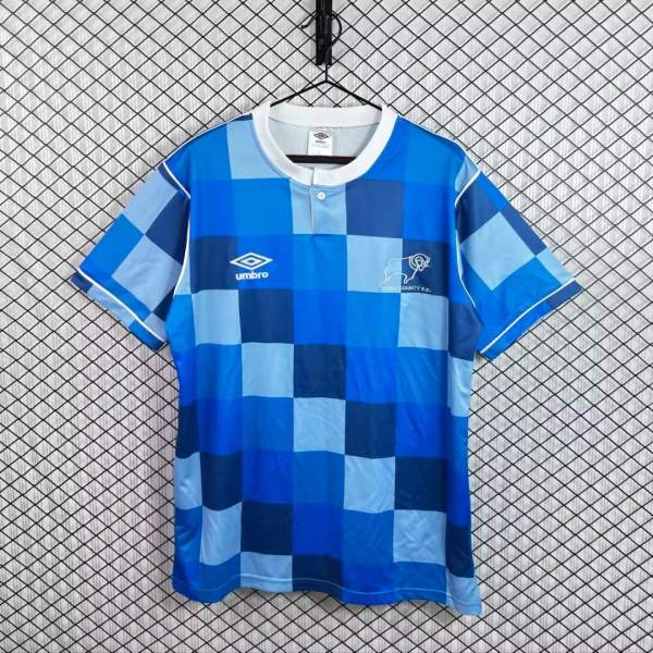 Derby County 1987/1989 Away Retro Jersey