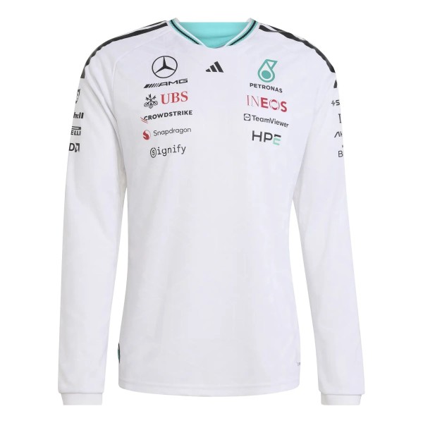 Mercedes AMG Petronas F1 2026 Team Authentic Driver Long Sleeve T-Shirt