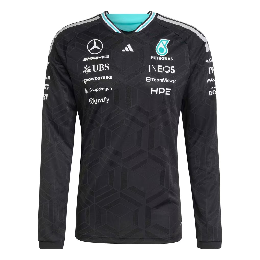 Mercedes AMG Petronas F1 2026 Team Authentic Driver Long Sleeve T-Shirt