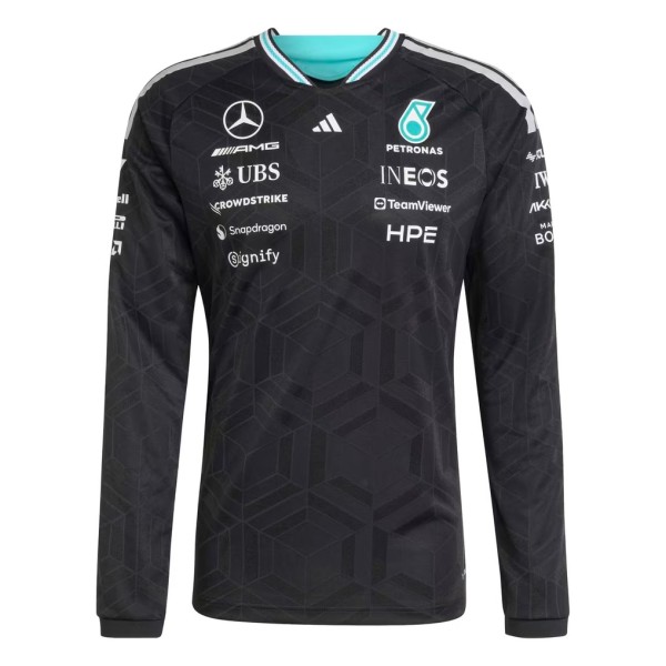 Mercedes AMG Petronas F1 2026 Team Authentic Driver Long Sleeve T-Shirt