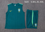 Brazil 26/27 Sleeveless Jersey and Shorts Set D26083