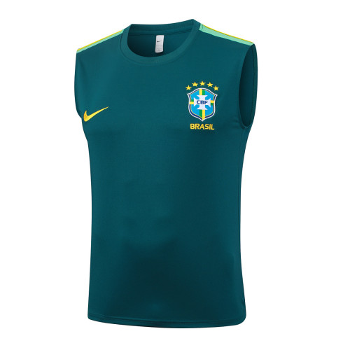 Brazil 26/27 Sleeveless Jersey and Shorts Set D26083
