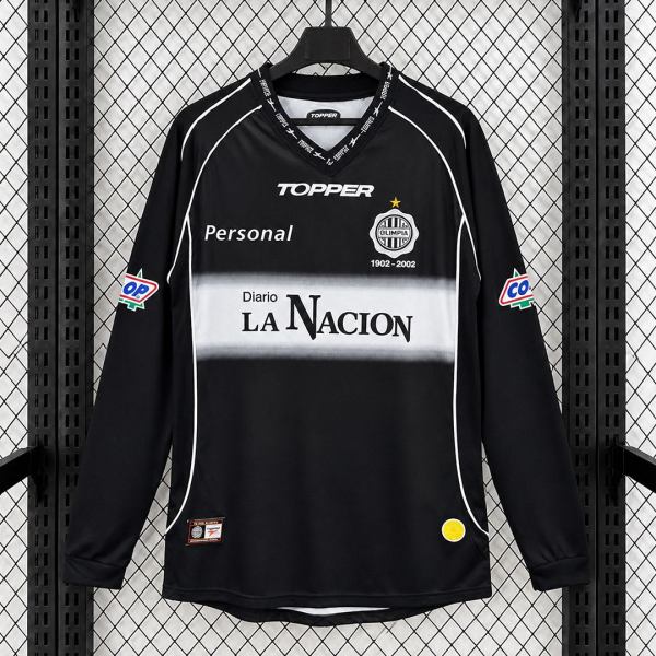 Club Olimpia 2002 Away Long Sleeve Retro Jersey