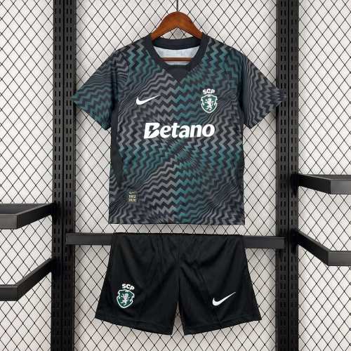 Kids Sporting CP 26/27 Goalkeeper Jersey and Short kit