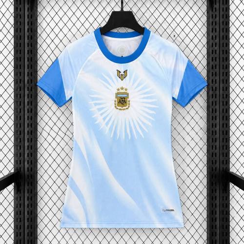 Thai Version Women's Messi Argentina 2026 Pre Match Jersey