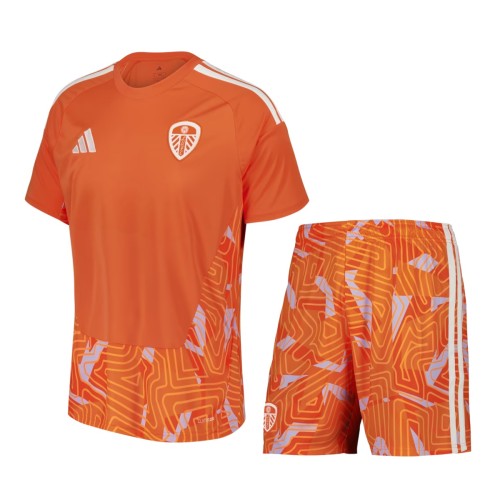 Kids Leeds United 26/27 Goalkeeper Jersey and Short Kit