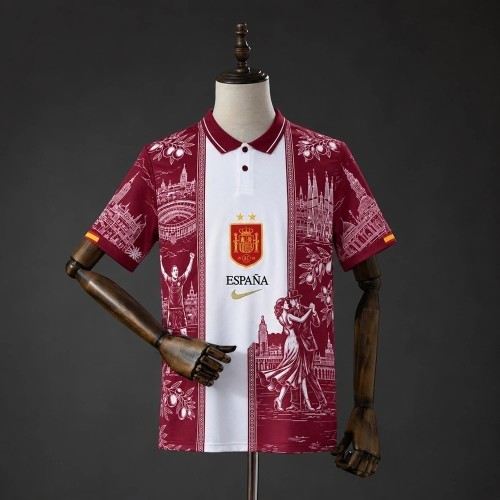 Thai Version Spain 2026 Special Jersey