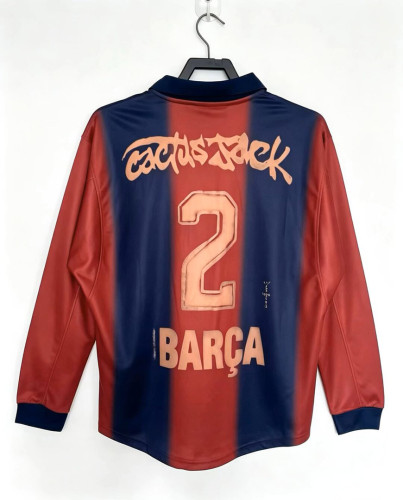 Thai Version Barcelona 26/27 Retro Long Sleeve Jersey