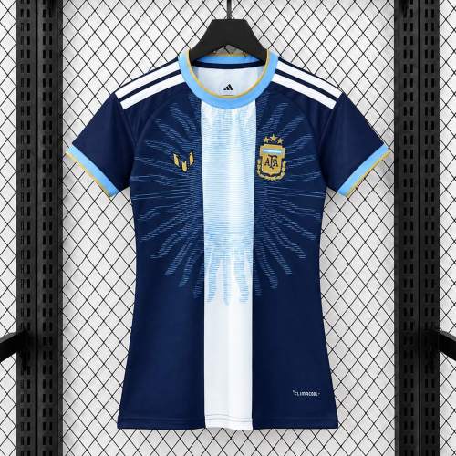 Thai Version Women's Messi Argentina 2026 Special Jersey