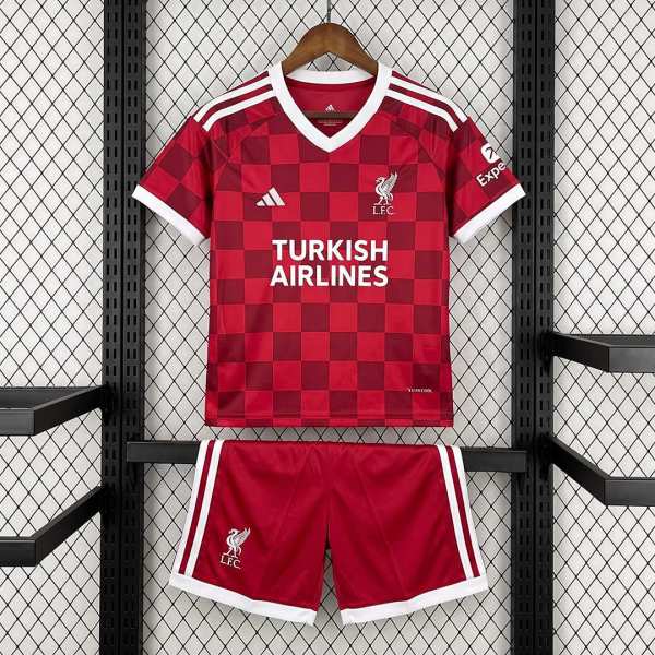 Kids LIV 27/28 Home Jersey and Short Kit