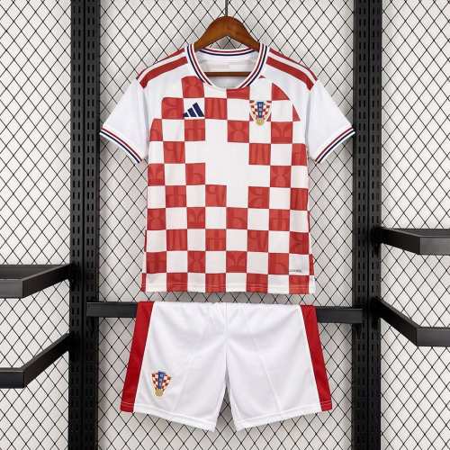 Kids Croatia 26/27 Home Jersey and Short Kit