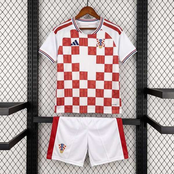 Kids Croatia 26/27 Home Jersey and Short Kit