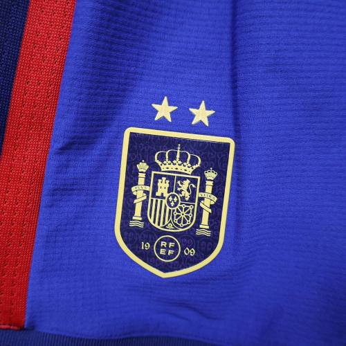 Player Version Spain 2026 Home Authentic Shorts - 2 Stars