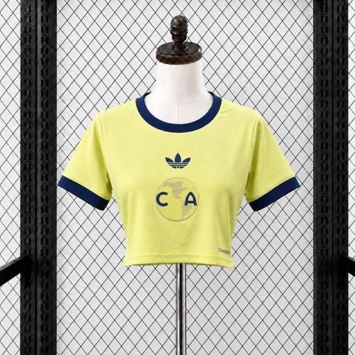 Women's Club América 26/27 Anniversary Cropped Jersey