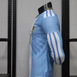 Player Version Messi Argentina 2026 Anniversary Long Sleeve Authentic Jersey