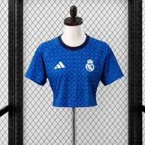 Thai Version Women's RMCF 26/27 Pre Match Cropped Jersey