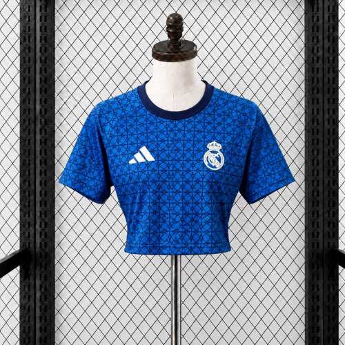 Thai Version Women's RMCF 26/27 Pre Match Cropped Jersey