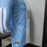 Player Version Messi Argentina 2026 Anniversary Long Sleeve Authentic Jersey