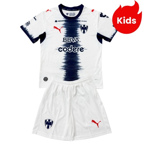 Kids Monterrey 26/27 Away Jersey and Short Kit