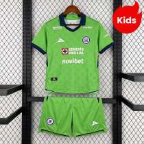 Kids Cruz Azul 26/27 Goalkeeper Jersey and Short Kit