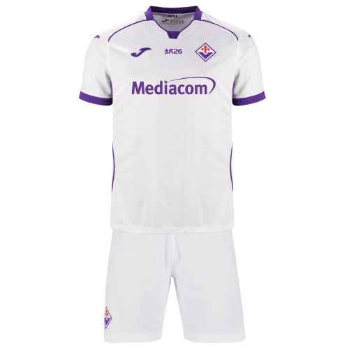 Kids Fiorentina 26/27 Away Jersey and Short Kit